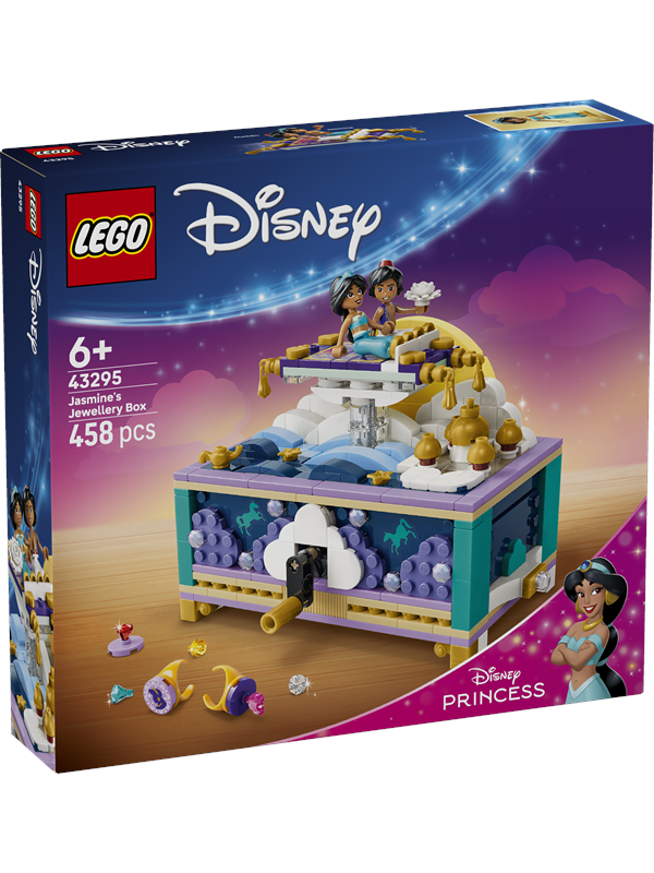 43295 Disney Princess Jasmins Schmuckkästchen, Konstruktionsspielzeug
