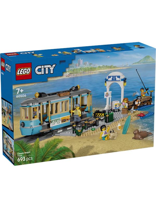 60506 City Klassische Strandstraßenbahn, Konstruktionsspielzeug