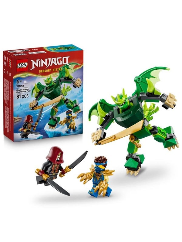 LEGO Ninjago 71862 Lloyds Drachen-Mech Battle Set