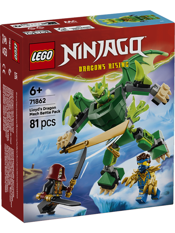 71862 Ninjago Lloyds Drachen-Mech Battle Set, Konstruktionsspielzeug
