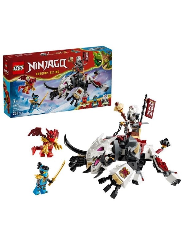LEGO Ninjago 71863 Zilvar auf seinem Drachentier Grimtak