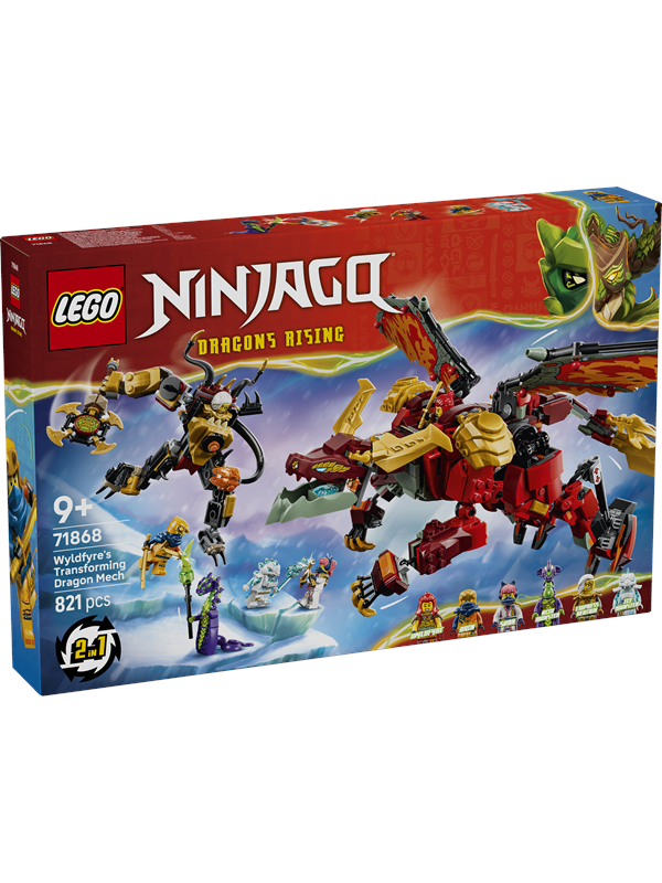 71868 Ninjago Wyldfyres Drachenmech, Konstruktionsspielzeug