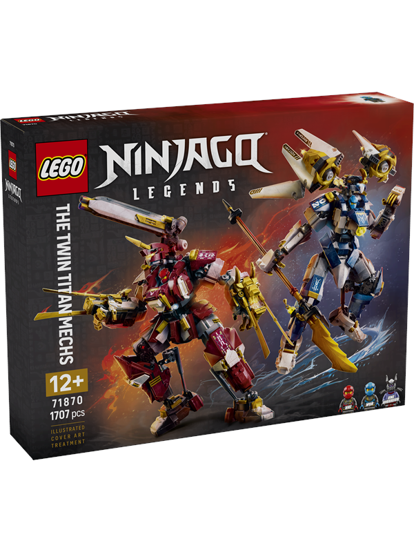 71870 Ninjago Die Zwillings-Titanmechs, Konstruktionsspielzeug