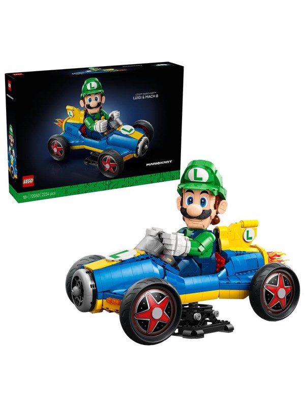 Image of LEGO Super Mario 72050 Mario Kart: Luigi & Turboflitzer