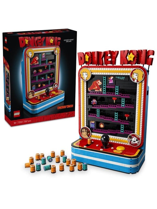Joom Lego 72051 Donkey Kong Arcade Game Donkey Kong - Set For Adult - Interactive 3D Model - Collector Gaming Product - Bild 10