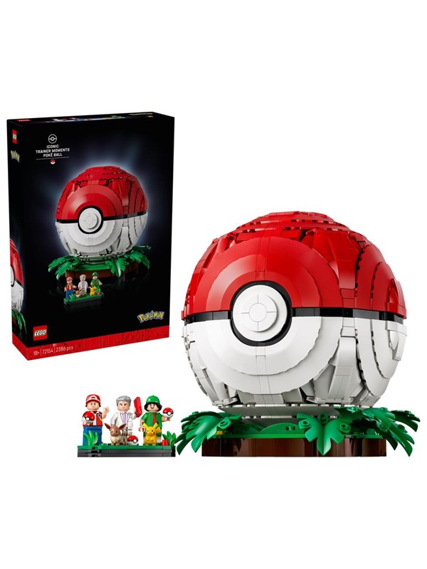 72154 Pokéball mit Beeindruckenden Trainermomenten, Konstruktionsspielzeug