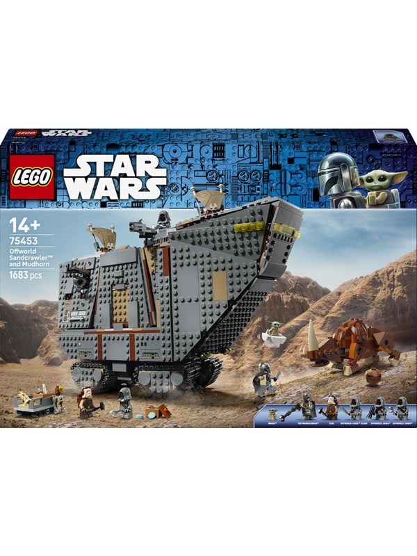75453 Star Wars Offworld Sandkrawler und Schlammhorn, Konstruktionsspielzeug