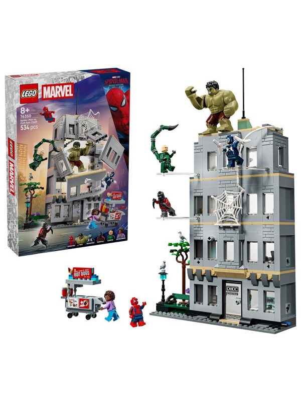 Image of LEGO Agents 76350 Großer Showdown: Spider-Man vs. Hulk