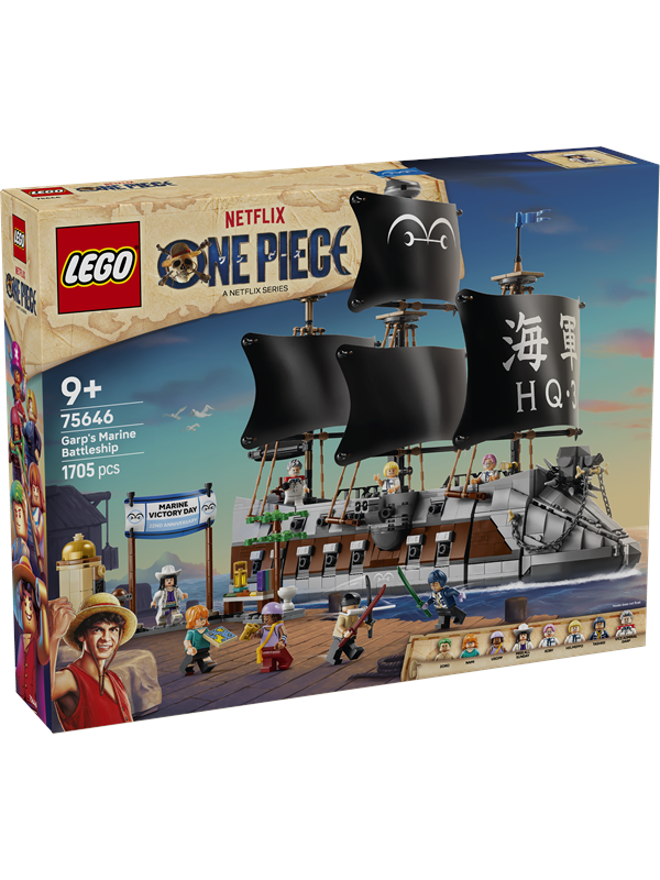 75646 One Piece Garps Marineschlachtschiff, Konstruktionsspielzeug