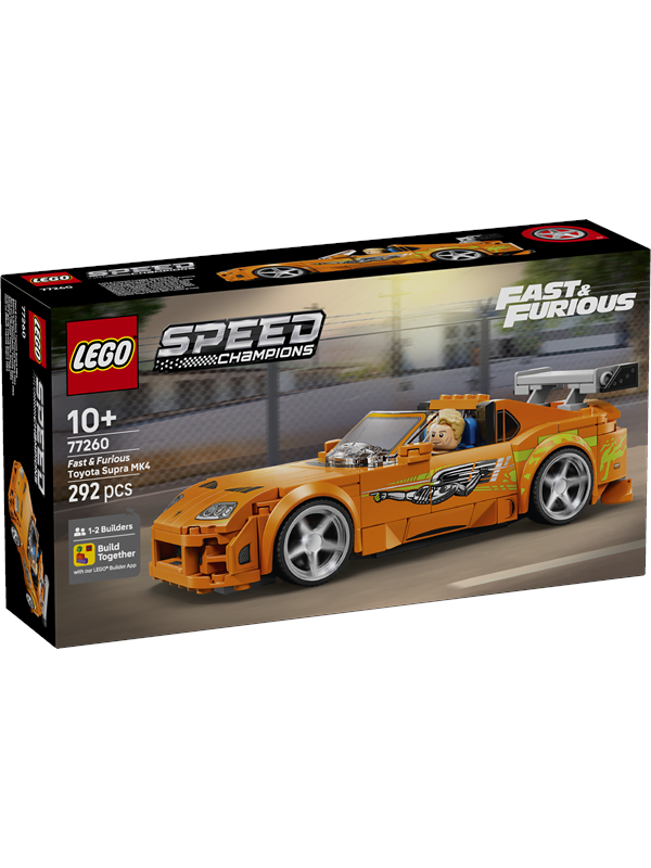 77260 Speed Champions The Fast and The Furious Toyota Supra MK4, Konstruktionsspielzeug
