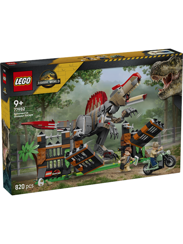 77982 Jurassic World Flucht des Spinosaurus, Konstruktionsspielzeug