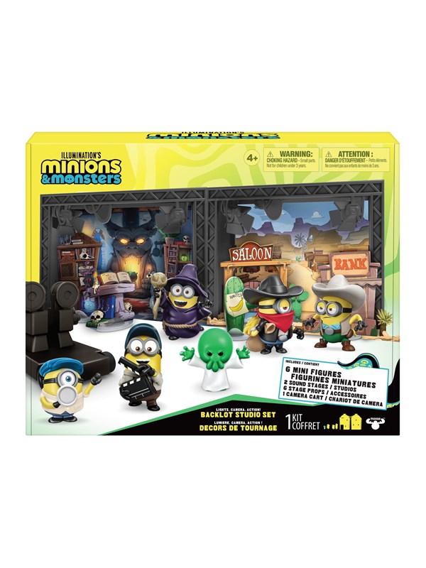 Minions & Monster 5 cm Stage Set Studio Lot 6 pack