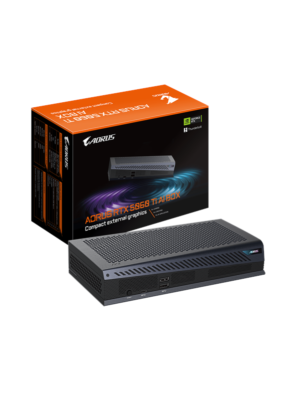 GIGABYTE GeForce RTX 5060 Ti AORUS AI BOX - 16GB GDDR7 RAM - Grafikkarte