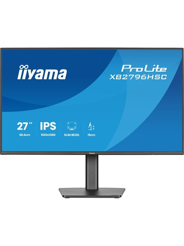 Image of 27" iiyama ProLite XB2796HSC - 1920x1080 (FHD) - 144Hz - IPS - 65W USB-C