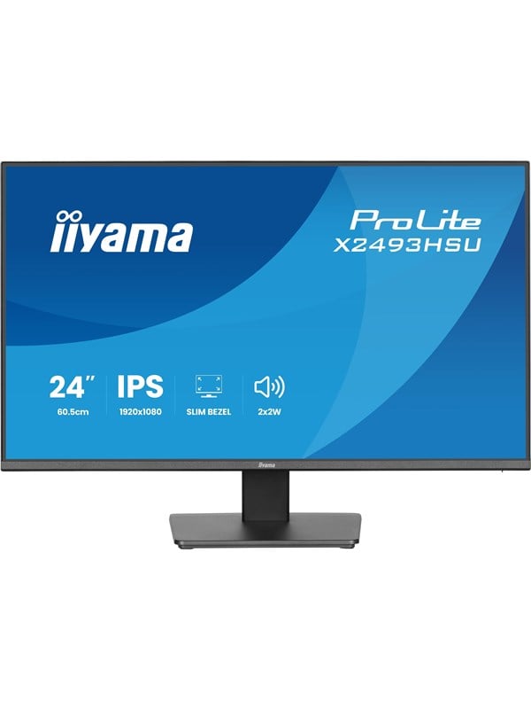 Image of 24" iiyama ProLite X2493HSU - 1920x1080 (FHD) - 120Hz - IPS