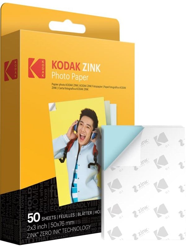 KODAK Zink - photo paper - 50 sheet(s) - 50 x 76 mm