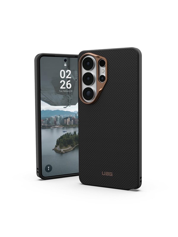 UAG Fibr Armr Backcover mit Magnetring für das Samsung Galaxy S26 Ultra - Black / Bronze