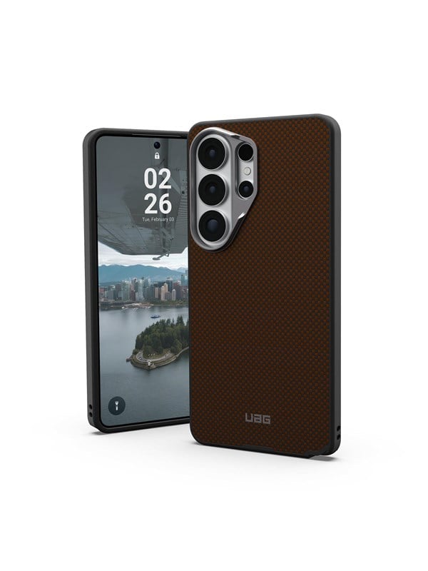 UAG Fibr Armr Backcover mit Magnetring für das Samsung Galaxy S26 Ultra - Orange / Charcoal
