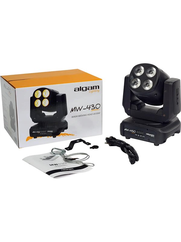 Algam Lighting 4 x 30W RGBW LED Wash Moving Head