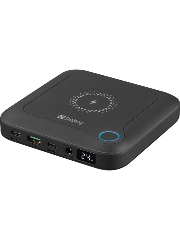 Sandberg All-in-1 Laptop Powerbank 25000 Powerbank (Akku) - schwarz - 25000 mAh