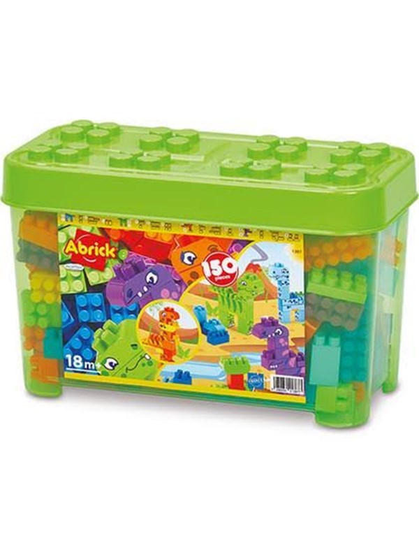 Image of Ecoiffier 150 pieces Dinosaurs Barrel