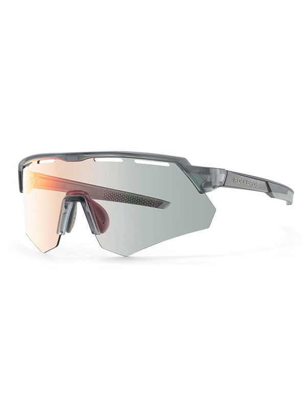 Rockbros Polarized Cycling Glasses with UV Protection and Corrective Insert - Gray