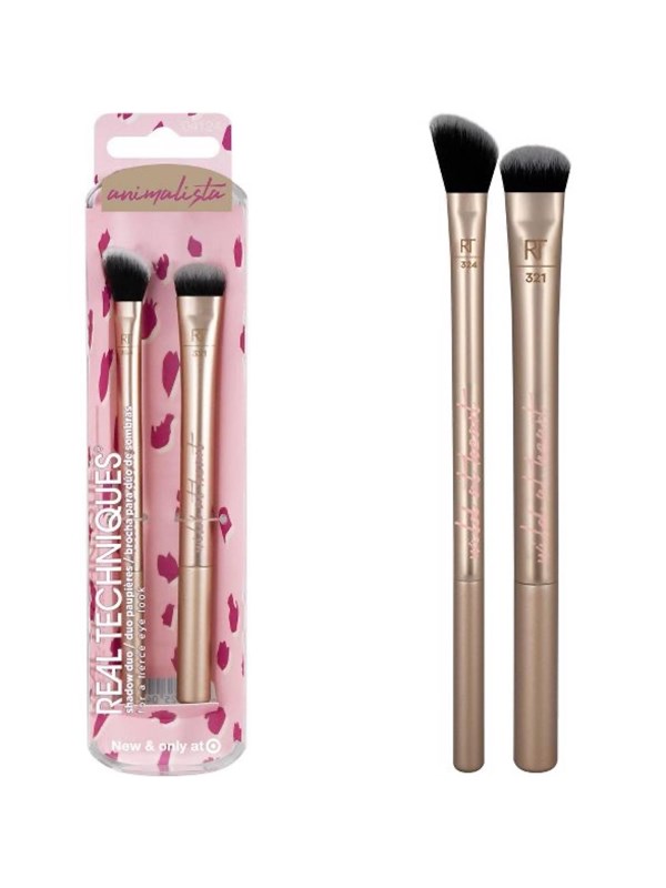 Real Techniques Animalista Duo Powder Brush. - 2 pcs