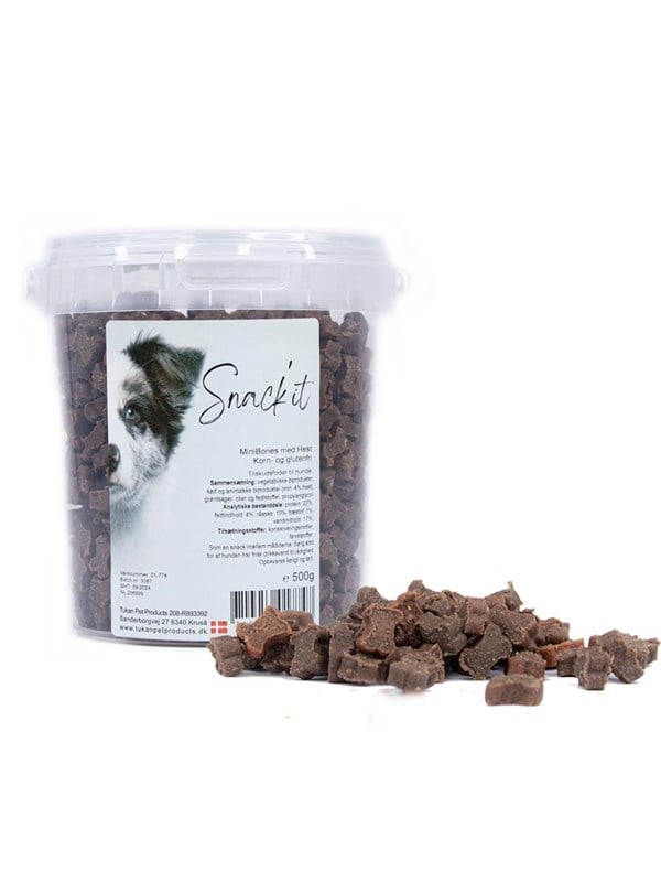 Snackit snackit halbfeuchte Mini-Knochen m Pferd 500g