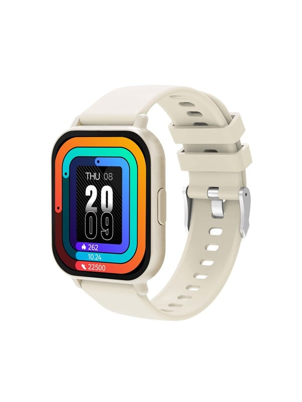 DENVER SWC-176BE Beige - Bluetooth Smart Watch with health sensors & call function