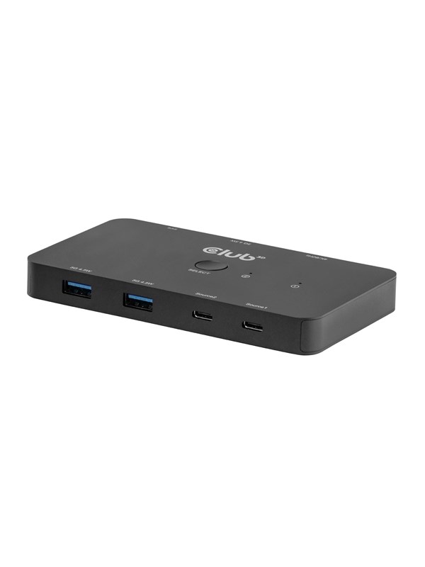 Club 3D CSV-2512 KVM Switch Dual USBC to HDMI 4K60