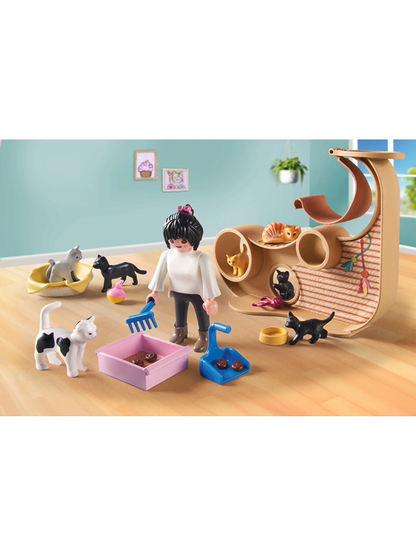 Playmobil Serie - Katzencaf