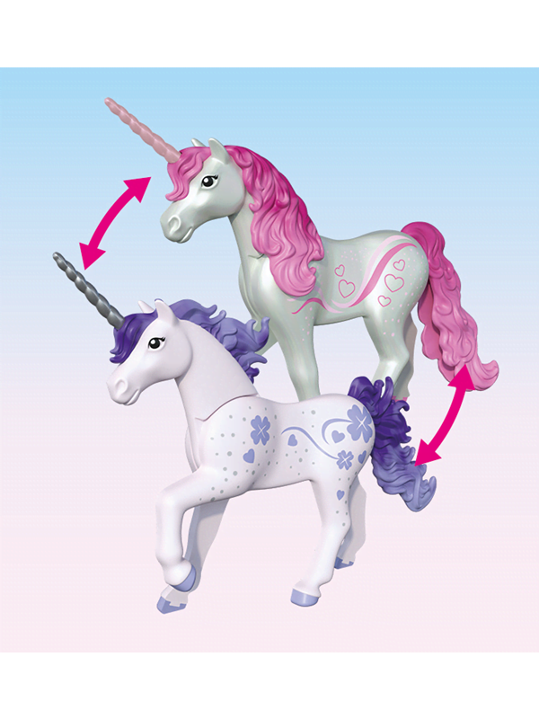 Playmobil Sammel-Einhorn Glckslavendel mit Fee
