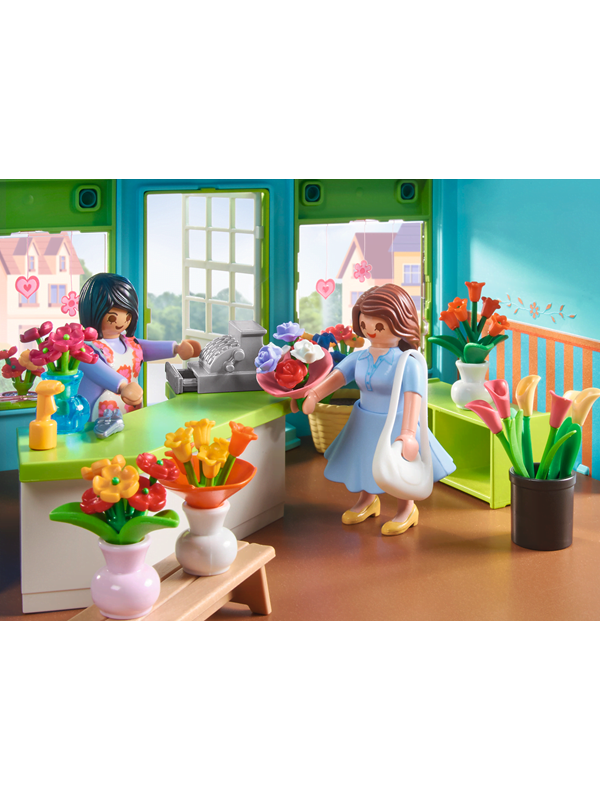 Simulation Spiel Floristen und Teesalon Playmobil