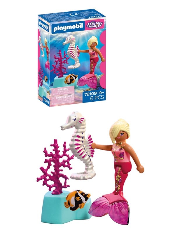 Playmobil Meerjungfrau mit Seepferdchen