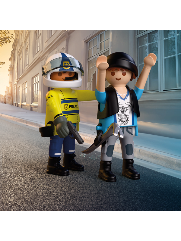 Playmobil Motorradjagd