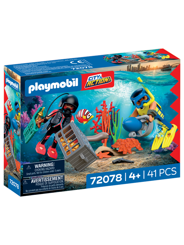 Playmobil City Action - Polizeitaucher mit Schatz