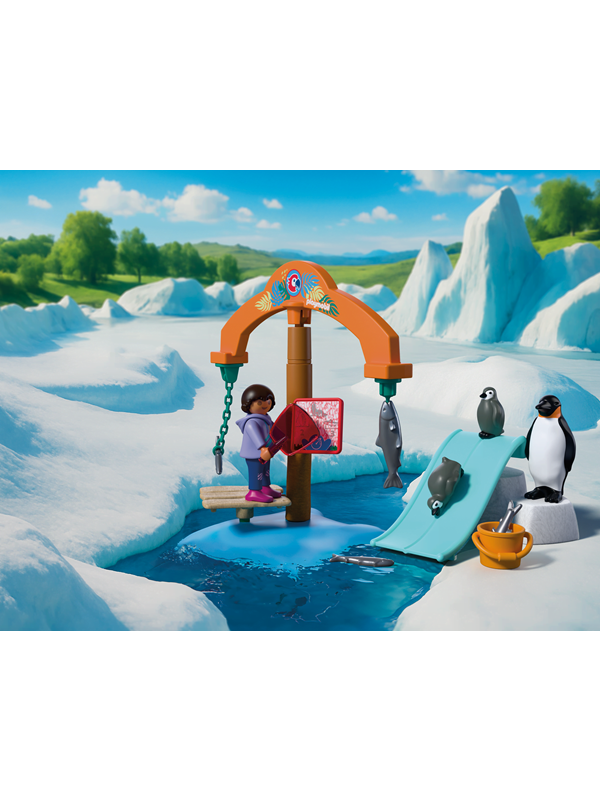 Playmobil Tiere  Freunde - Zoo Eisexpedition