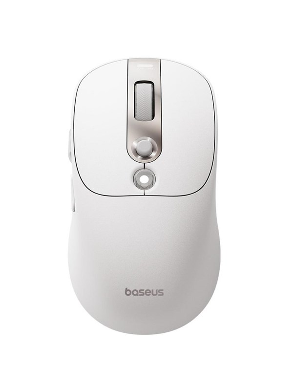 Baseus Editor Wireless Computer Mouse with 800mAh Battery and Battery Status Indicator - White - Maus (Weiß)
