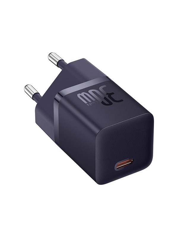 Baseus GaN5 30W USB-C EU Wall Charger - Purple