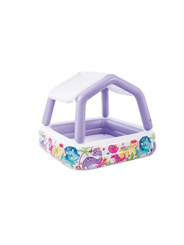 Sun Shade Babypool Planschbecken Kinderpool mit Dach 157x157x122 cm 57470 - Intex