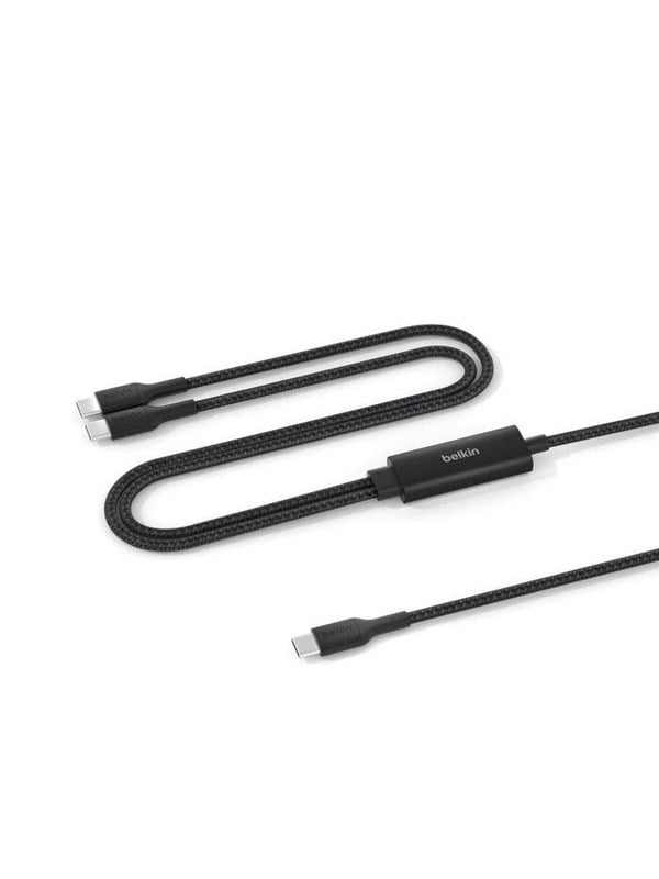 Belkin BoostCharge Pro 140W Dual USB-C Cable - 15m - Black