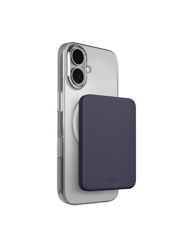 Puro 4200mAh ultra-thin compatible with MagSafe USB-C - gray Powerbank (Akku) - Grau - 4200 mAh