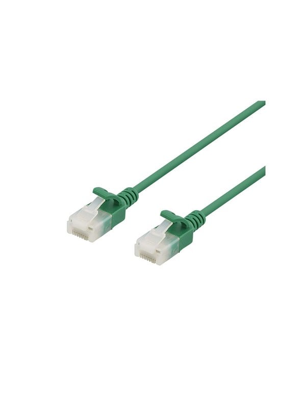 Deltaco patch cable - 1 m - green - Grün - 1meter