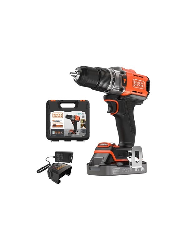 Image of Black & Decker BLACK+DECKER drill - cordless included charger