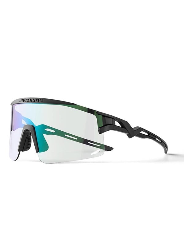 Rockbros Photochromic Cycling Glasses with UV Protection and Corrective Insert - Black