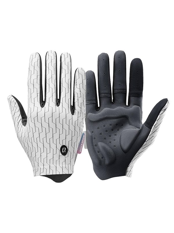 Rockbros Sports Gloves Spring-Summer Size S - White and Black