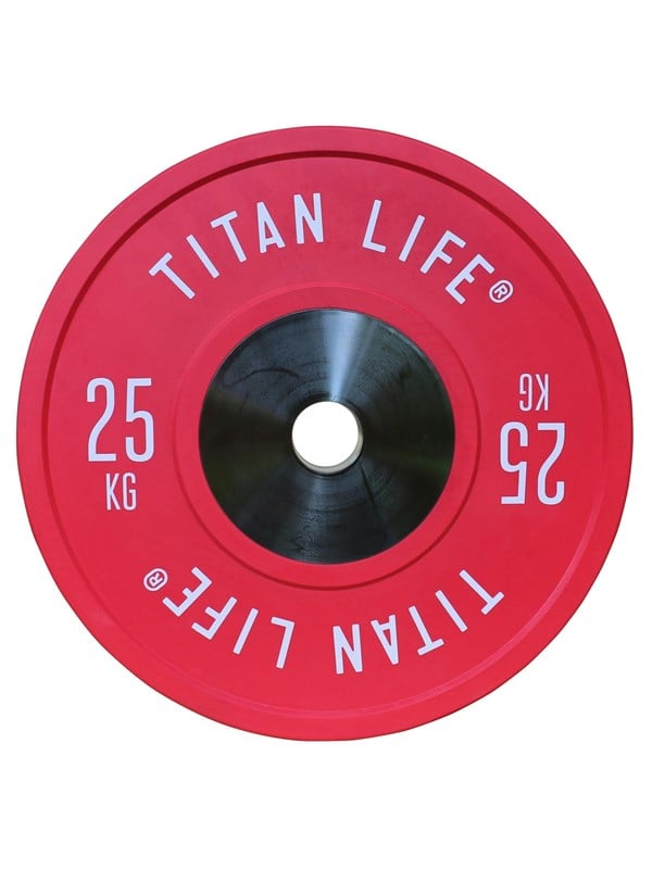 TITAN LIFE PRO Bumper Plates Elite 25 kg