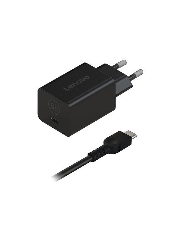 Image of Lenovo power adapter - nano GAN - USB-C - 65 Watt