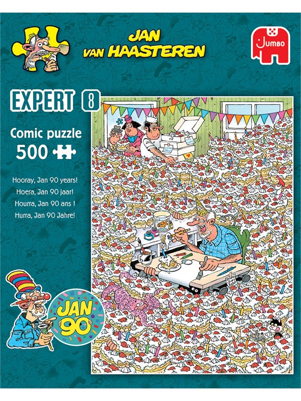 Jan van Haasteren Expert 8 Hooray Jan 90 Years 500