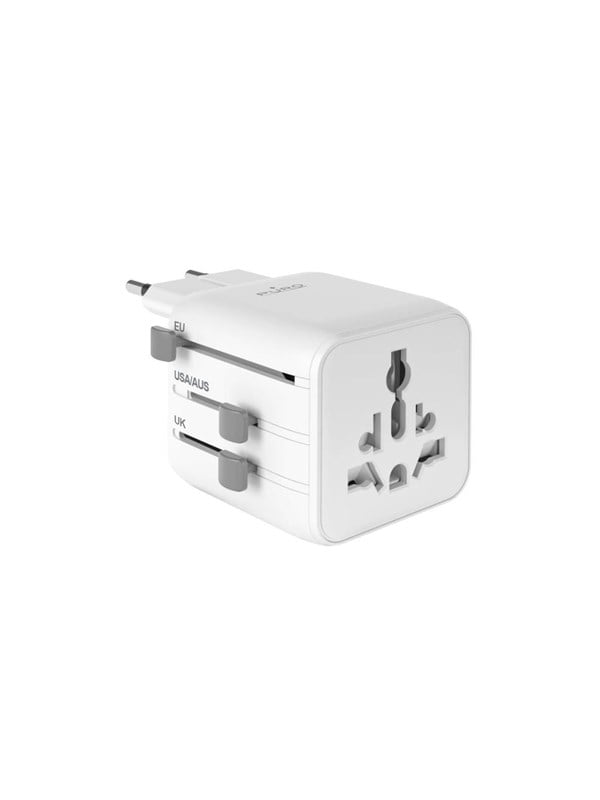 Puro Universal Travel Adapter - White